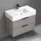 Wall Mounted Bathroom Vanity, 32